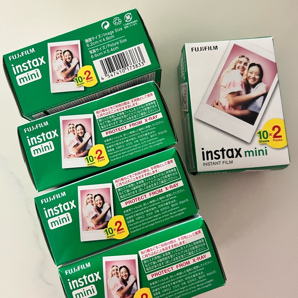 5 pack fujifilm instax mini film